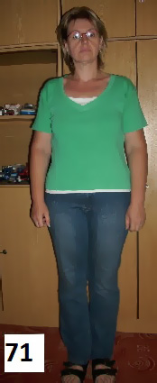 Hela červenec 2011 71 kg